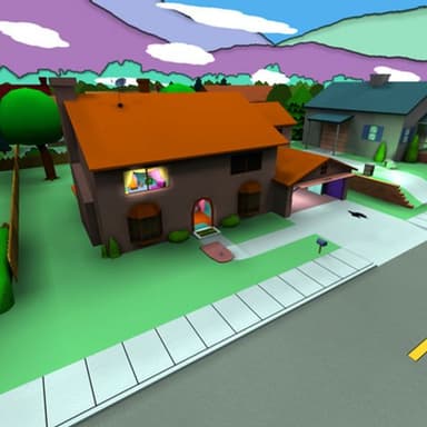 The Simpsons Map
